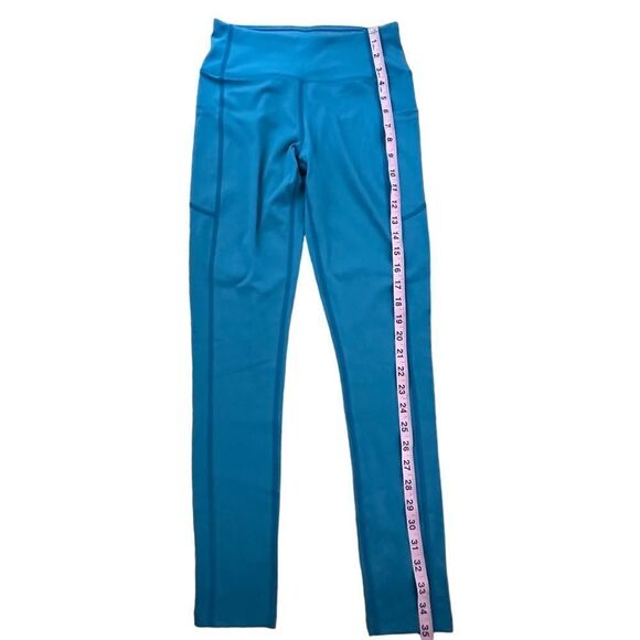 Cadmus ~ Turquoise Leggings ~ size Small ~ runs a little big ~ non see through - Picture 7 of 11